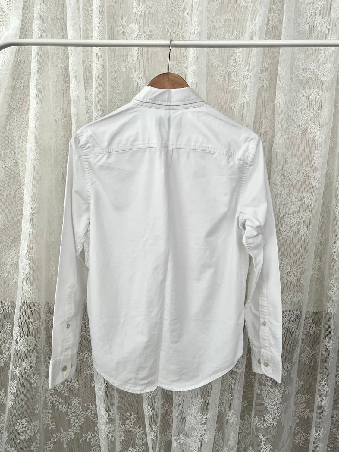 S) 아베크롬비 옥스퍼드 셔츠 화이트 상품이미지2