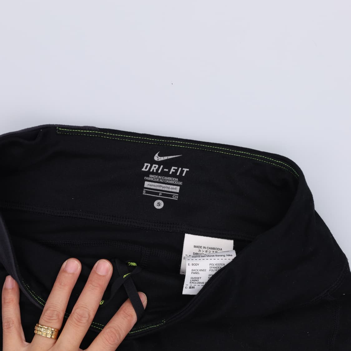 S 나이키 여성 드라이핏 레깅스 0313H1 상품이미지3