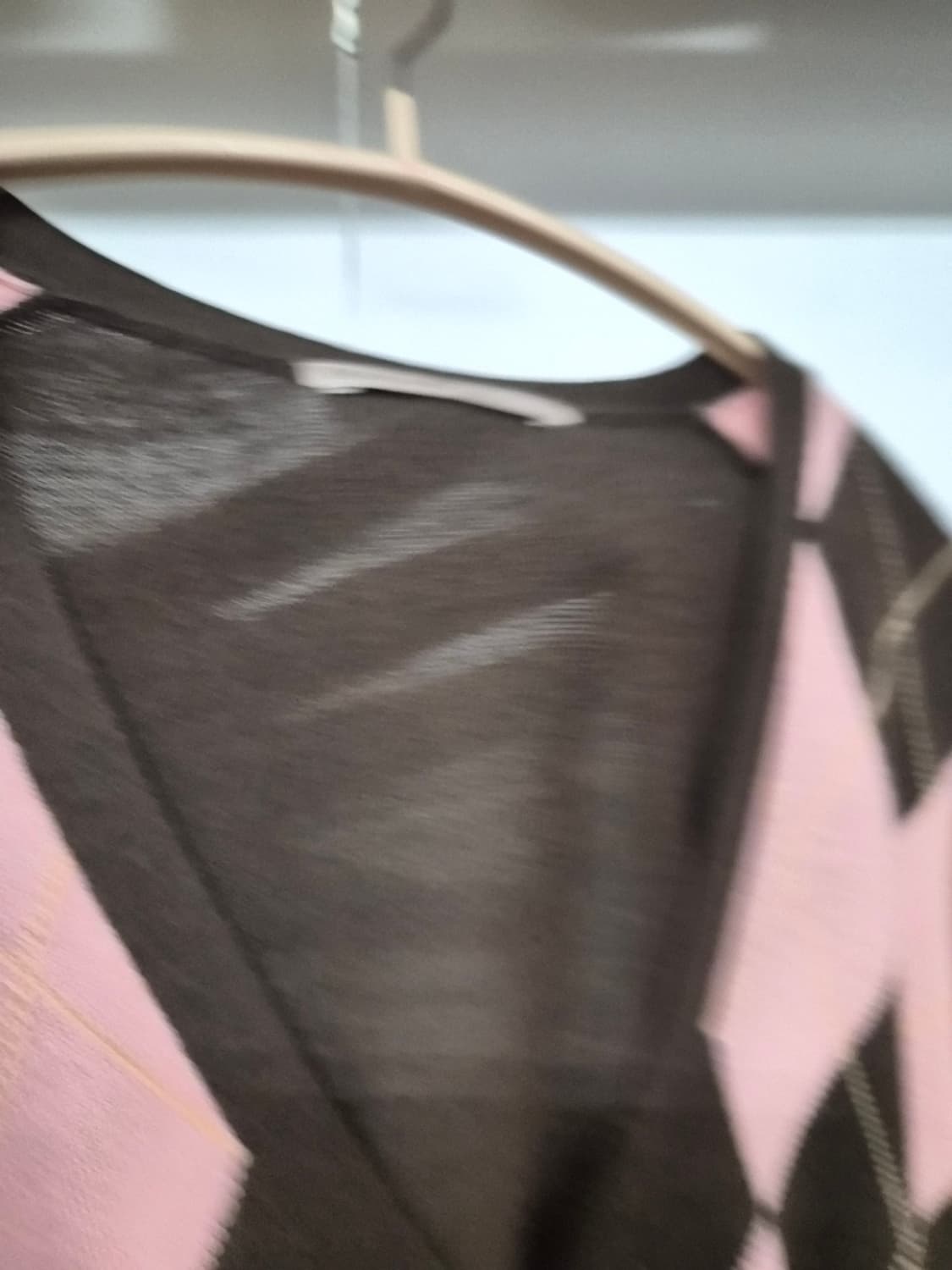 유니클로 얄상울 아가일 가디건 상품이미지5