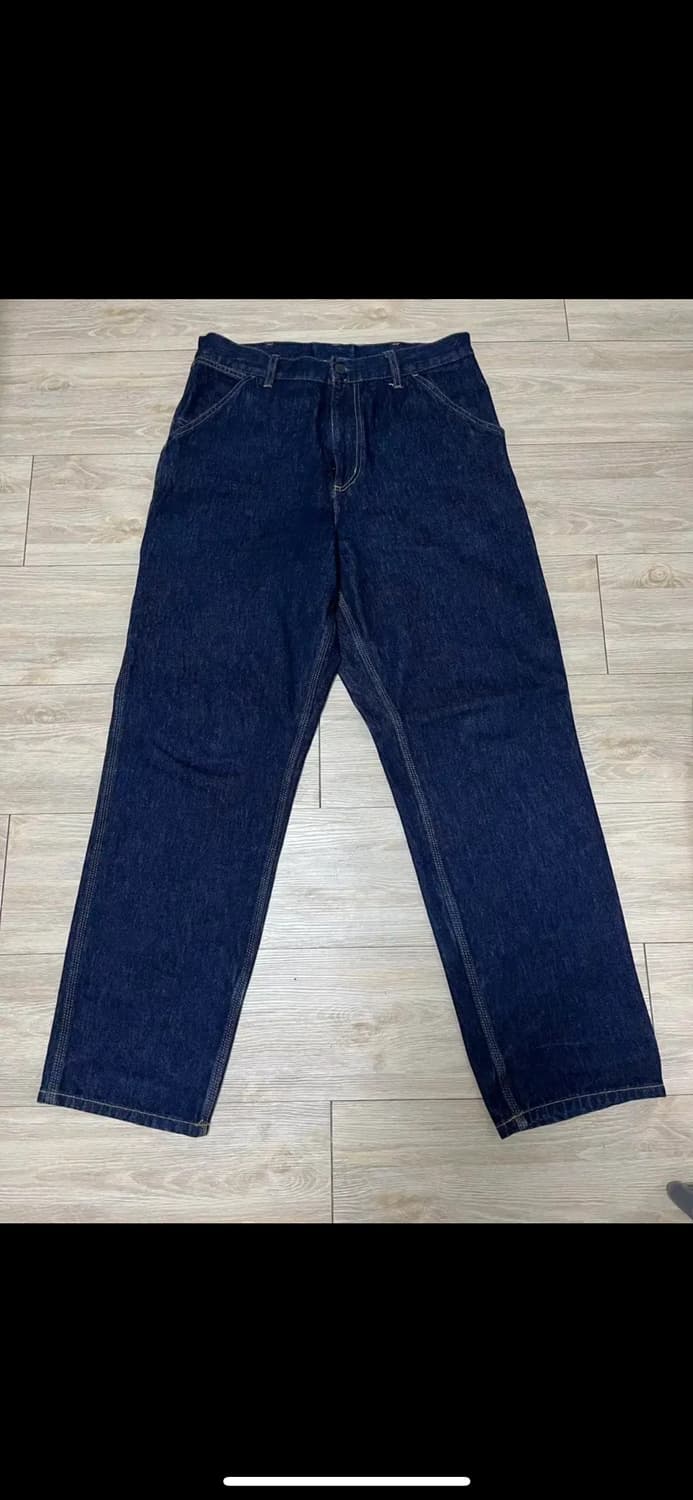 칼하트 wip 싱글니 스미스 블루 린스드 상품이미지3