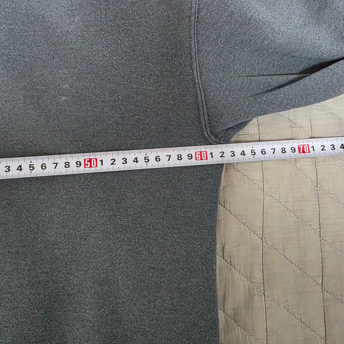 [XL] 90s 빈티지 러셀 애슬레틱 후드집업 그레이 ver. 더티페이드 상품이미지7