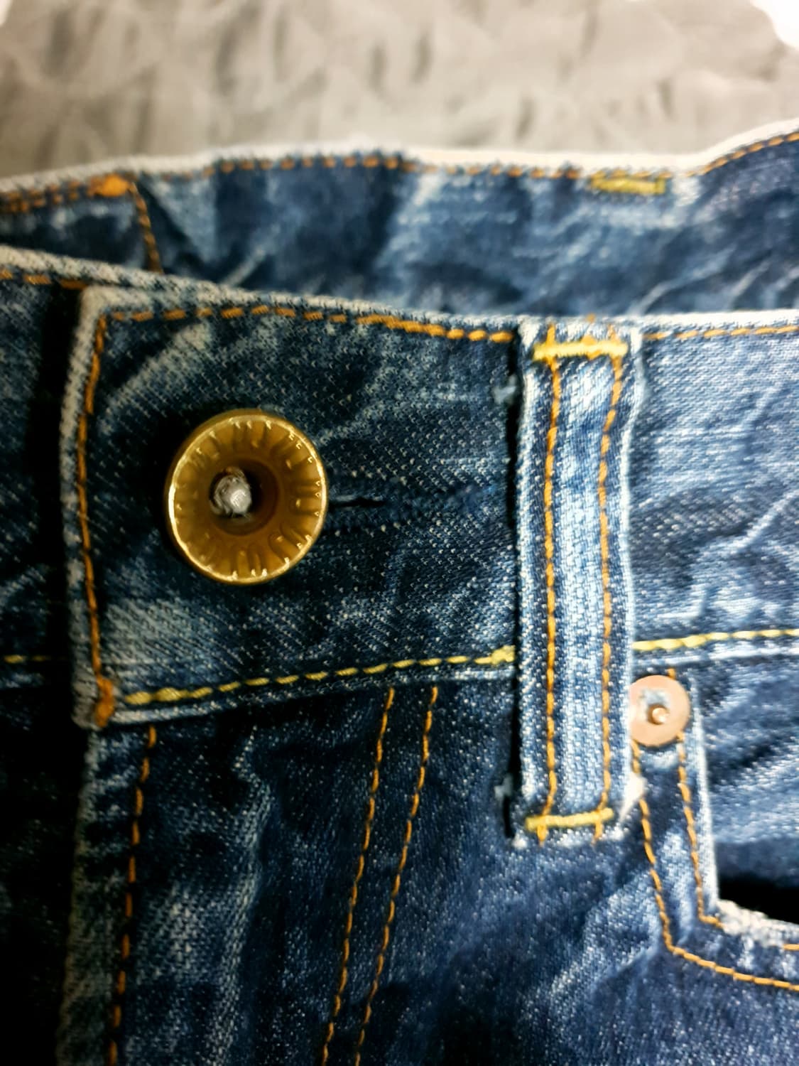 유니클로 UJ 레귤러 스트레이트 S002 빈티지워싱 데님 팬츠 (30) 상품이미지3