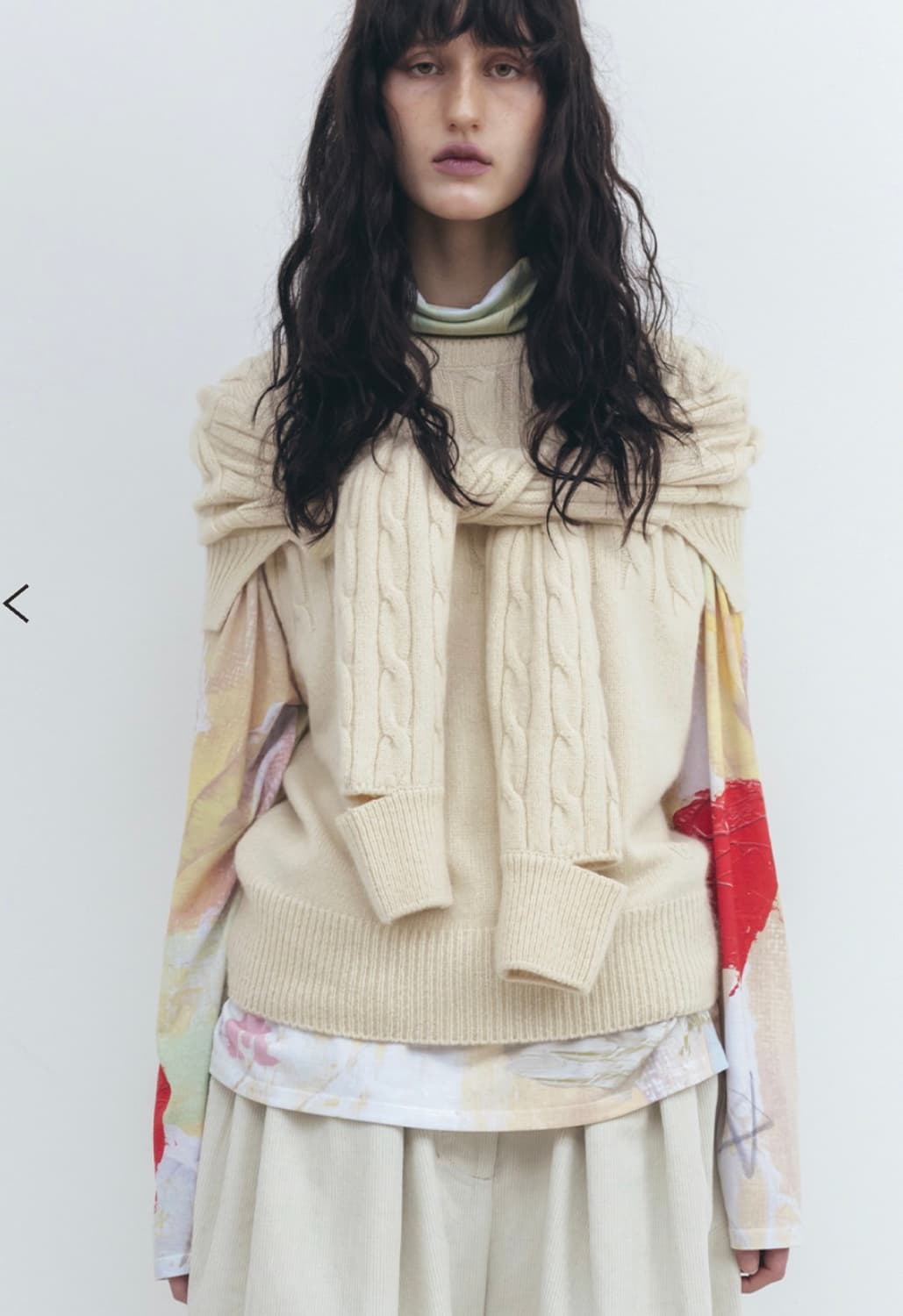 oepnyy CONVERTIBLE CABLE KNIT 상품이미지1