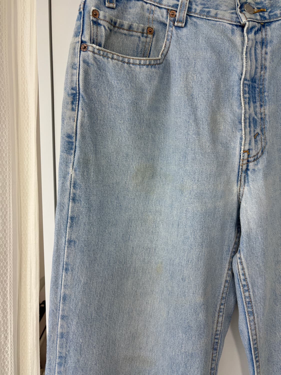 Rare) 90s 리바이스 550 36x32 검정베트윙(라스트00s) 상품이미지2