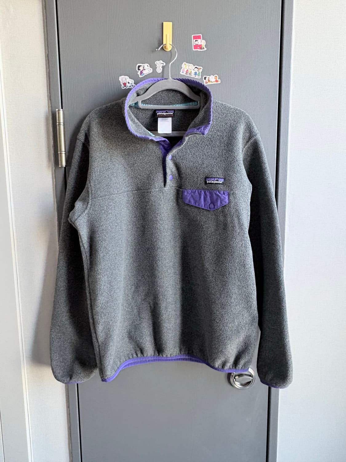 (우먼 M, 맨즈 S) 파타고니아 신칠라 그레이(니켈) / 퍼플 상품이미지1