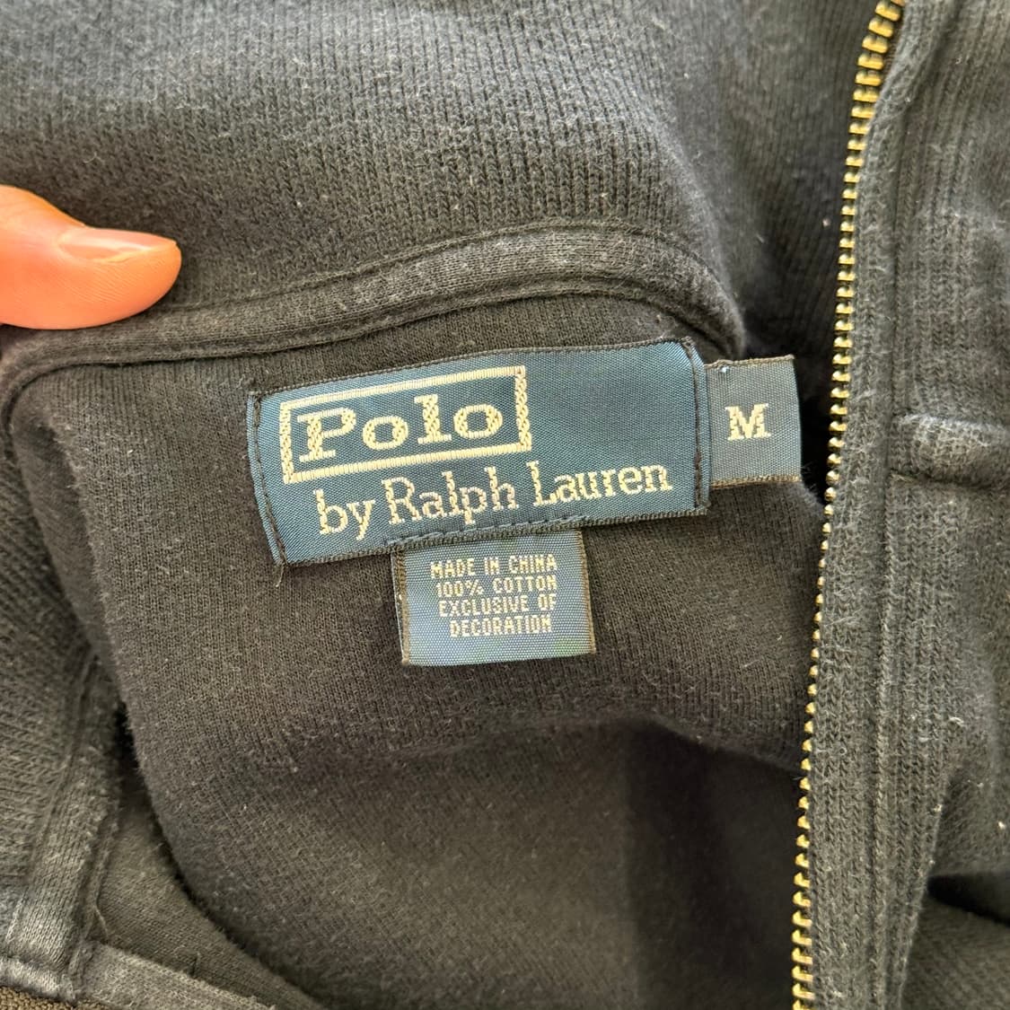 M 폴로랄프로렌 코튼 반집업 니트 상품이미지4