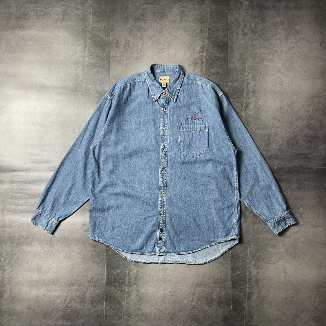 PORT AUTHORITY 빈티지 데님 코튼 셔츠 A00534 상품이미지1