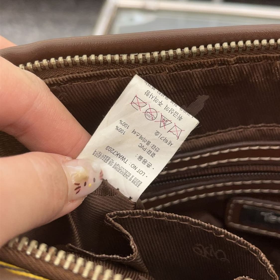 티니위니 빈티지 체크 핸드백 토트백 C06334 상품이미지5