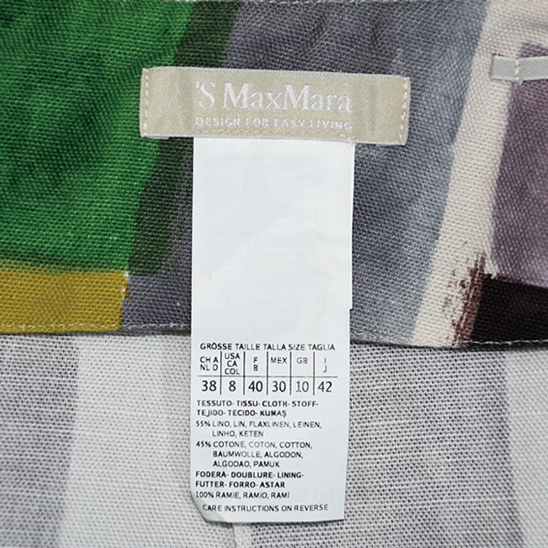 'S Max Mara 패턴 스커트 상품이미지9