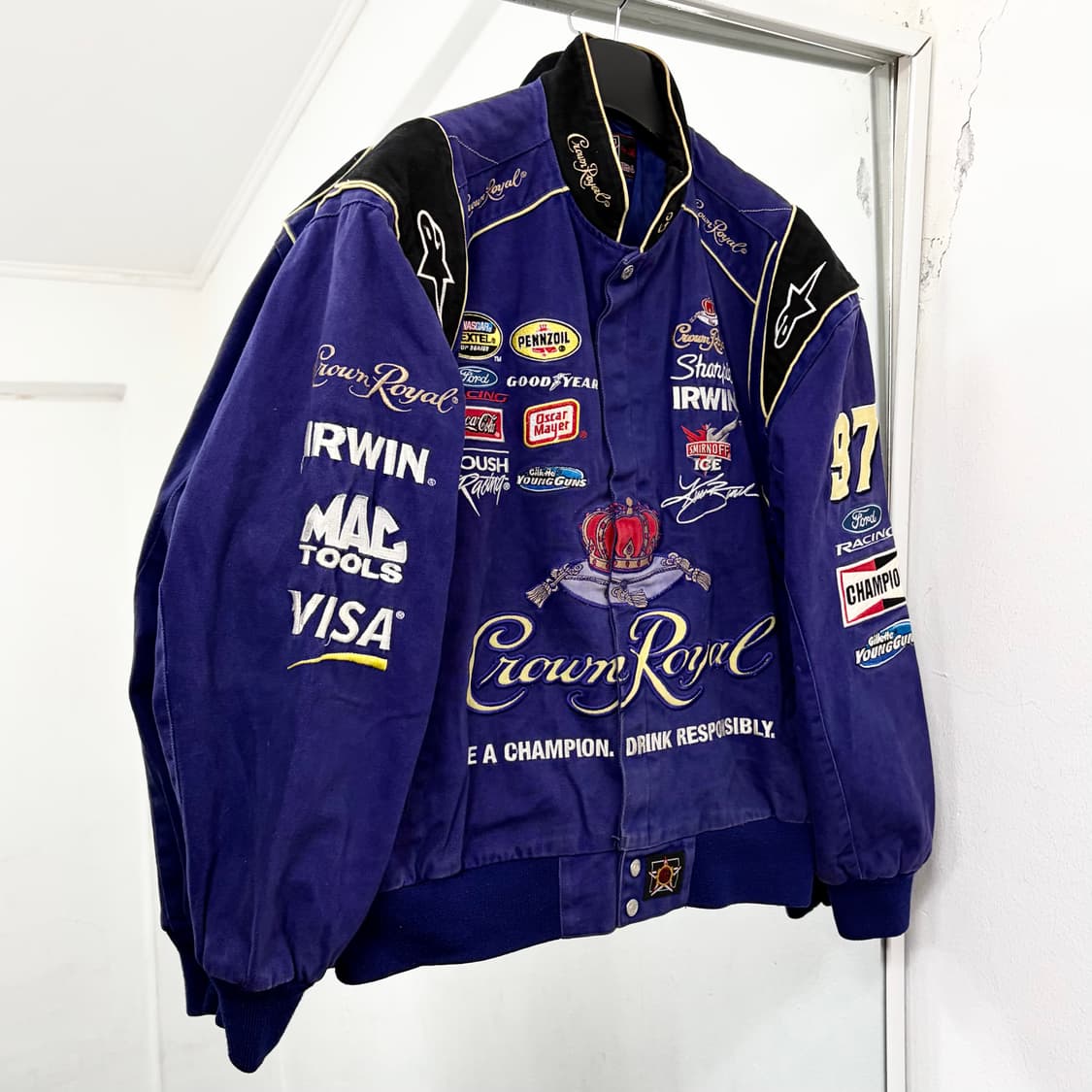 제프해밀턴 나스카 Crown Royal 레이싱 자켓 상품이미지1
