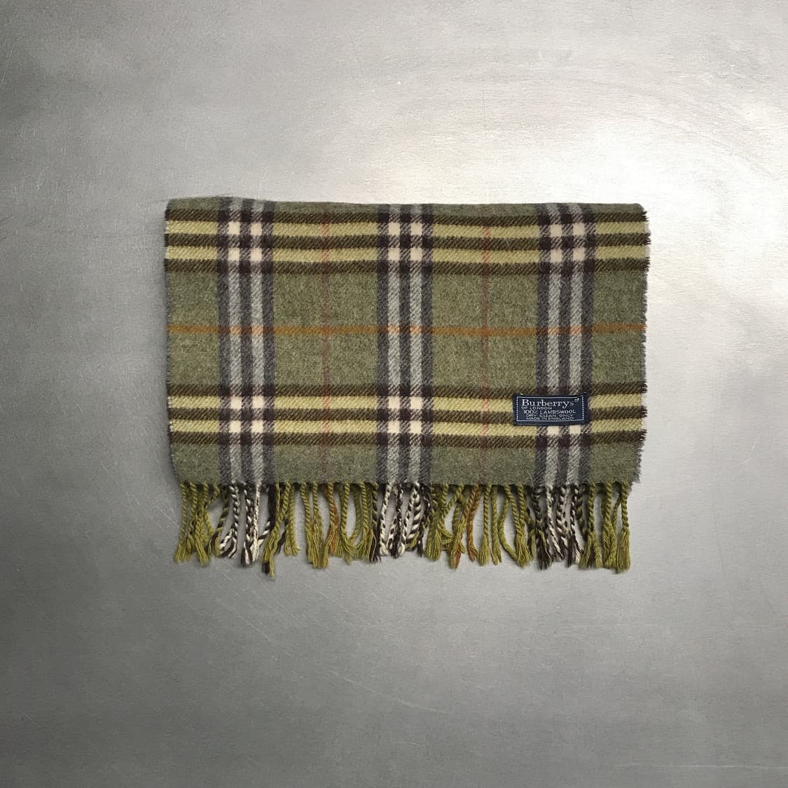 버버리 정품 램스울 머플러 카키 상품이미지2