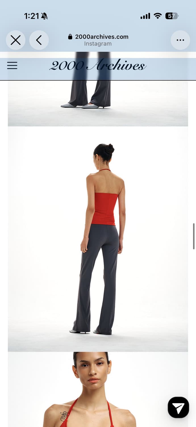 2000아카이브스 ZANE SCOOP CAMI (BERRY) 01 상품이미지4