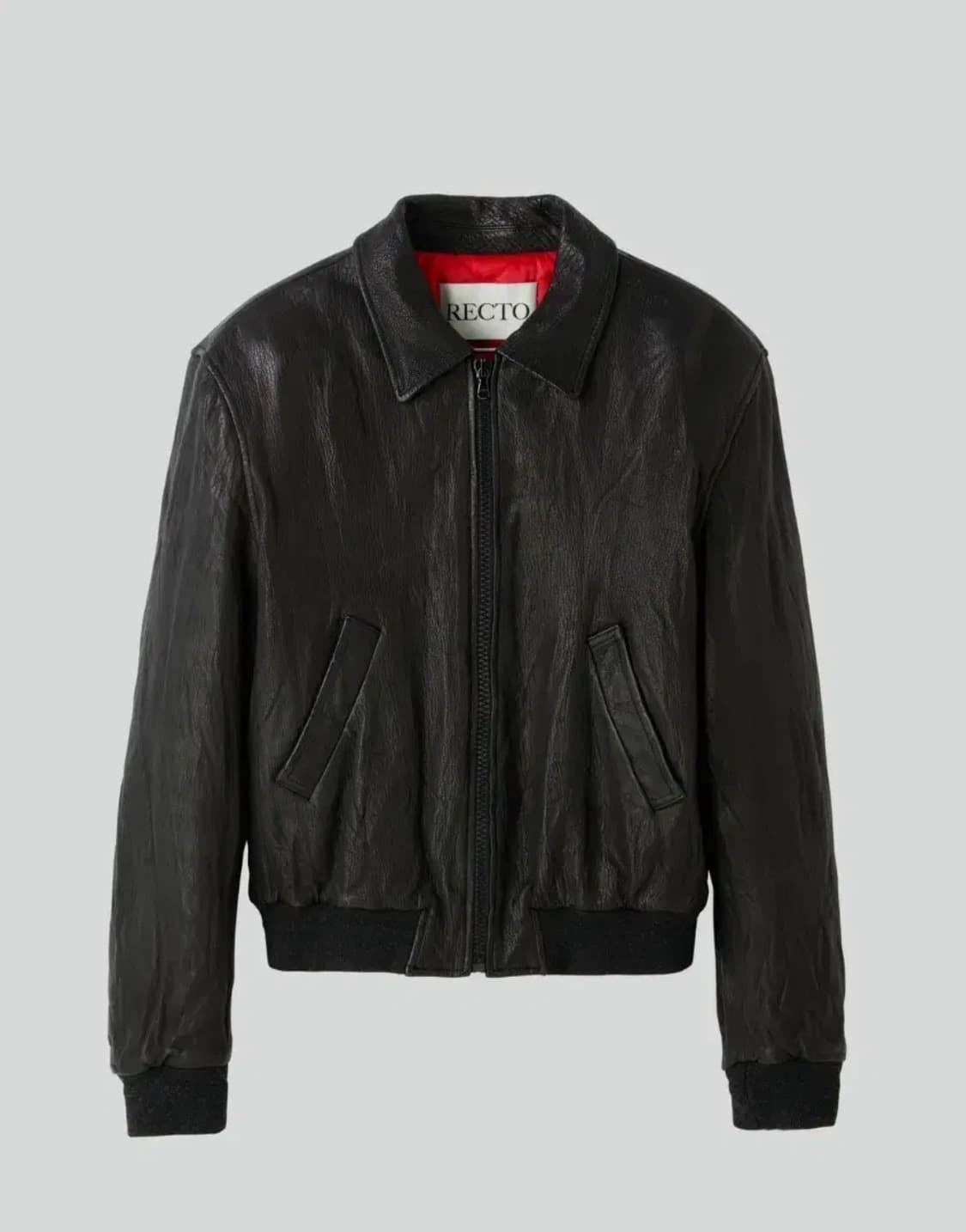 렉토 벤 크링클 레더 점퍼 상품이미지3