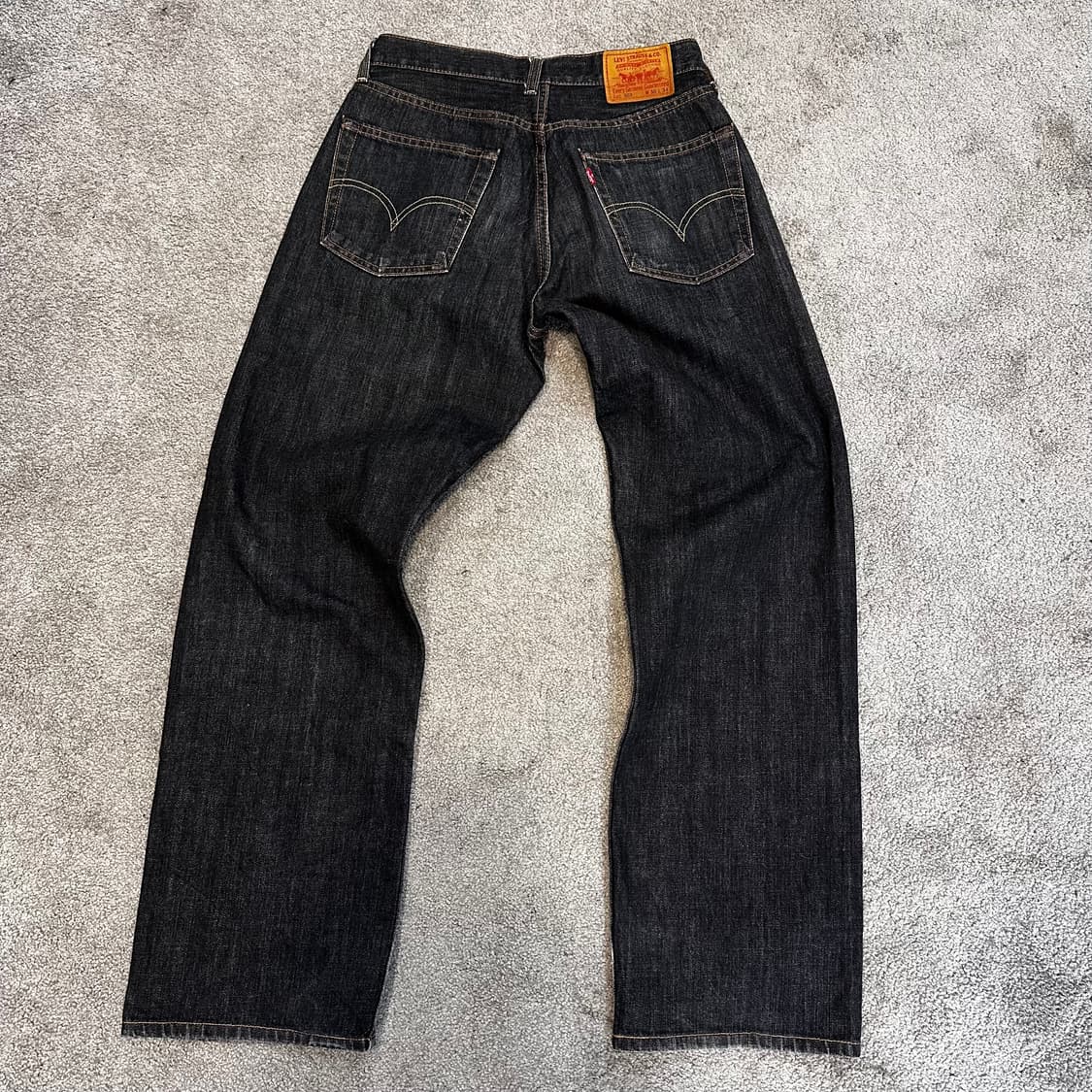 리바이스503 JPN 흑청 데님 팬츠(30) 상품이미지7