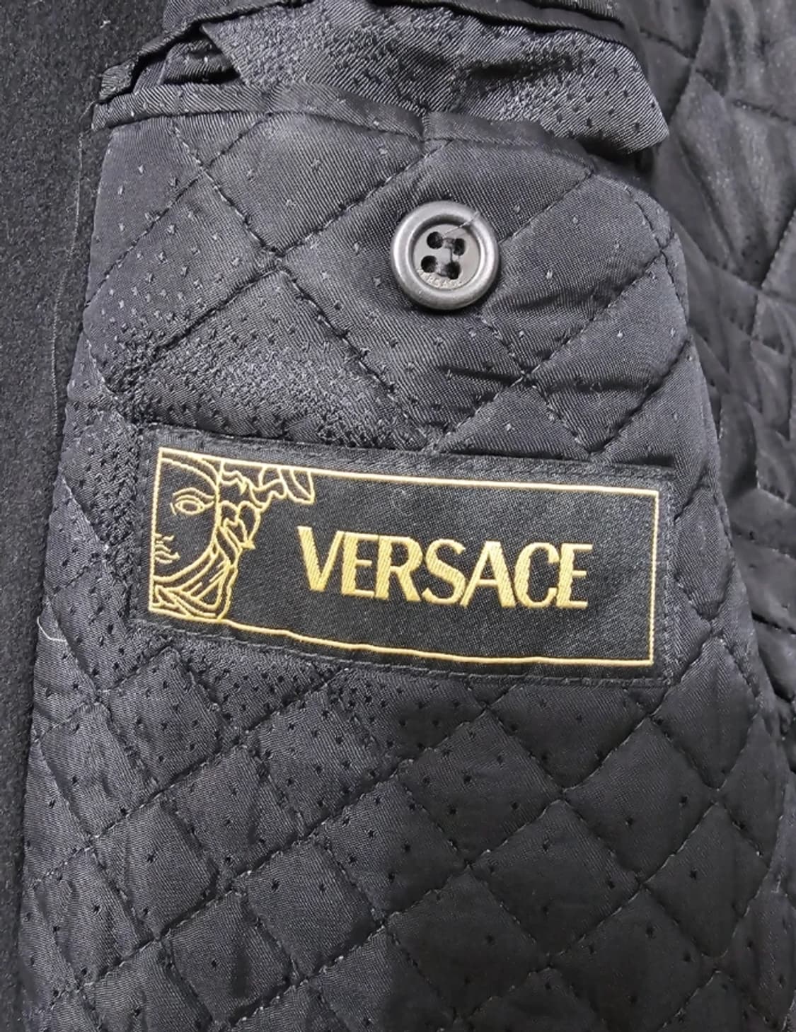 베르사체 남성 울 캐시미어 오버코트 100 상품이미지8