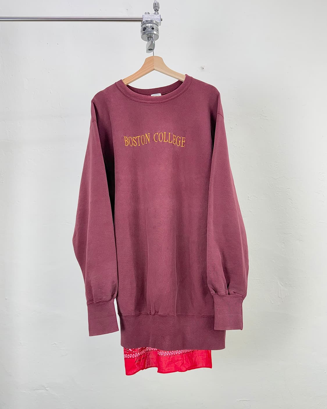 올드 파크 보스턴 버건디 리빌디드 패치 스웨트 셔츠 상품이미지1