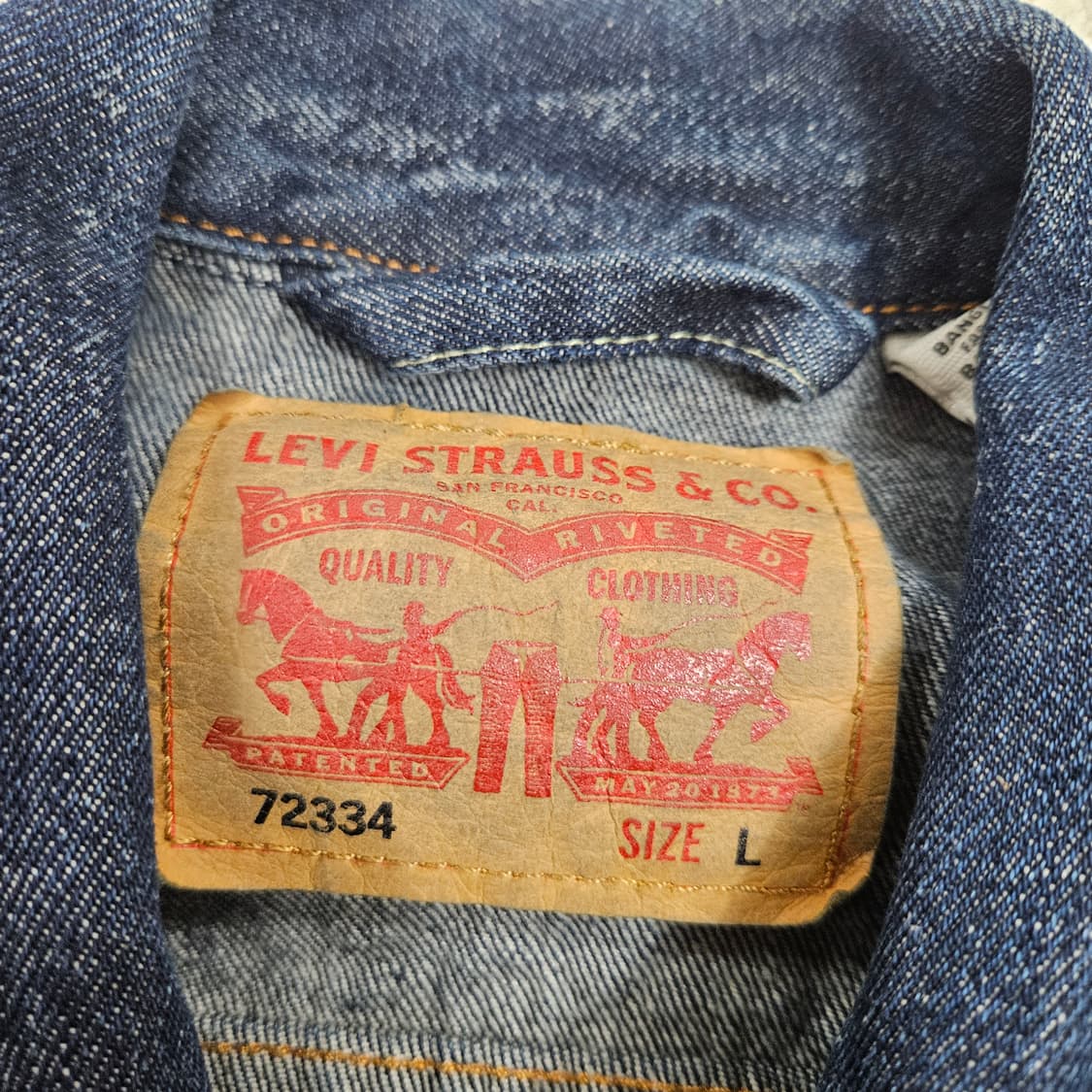 리바이스 데님 자켓 L 72334 상품이미지3