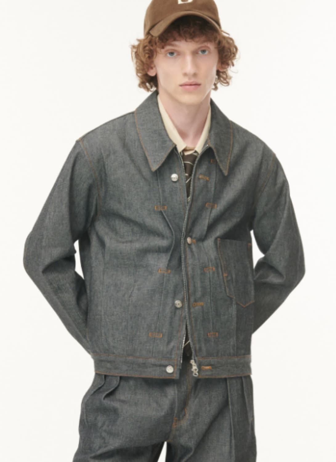 세터 카마로 데님 셋업 그레이 인디고 (1st collection) 상품이미지2