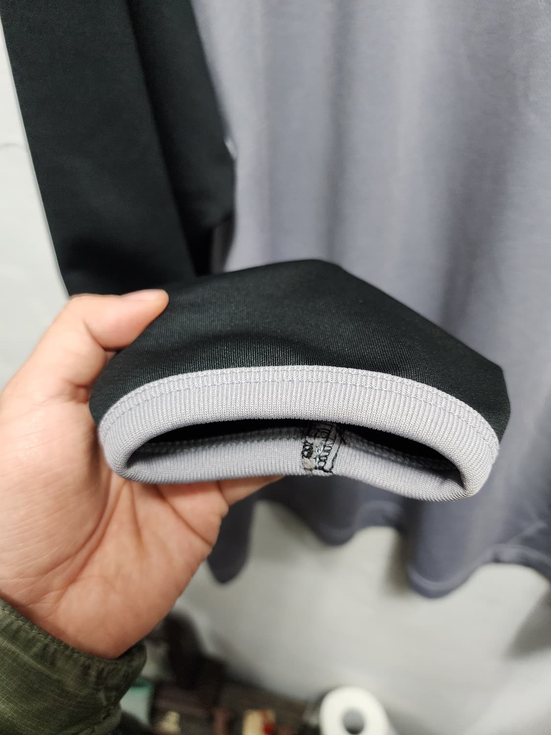 나이키 블랙/회색 기능성 롱슬리브 XL 상품이미지3