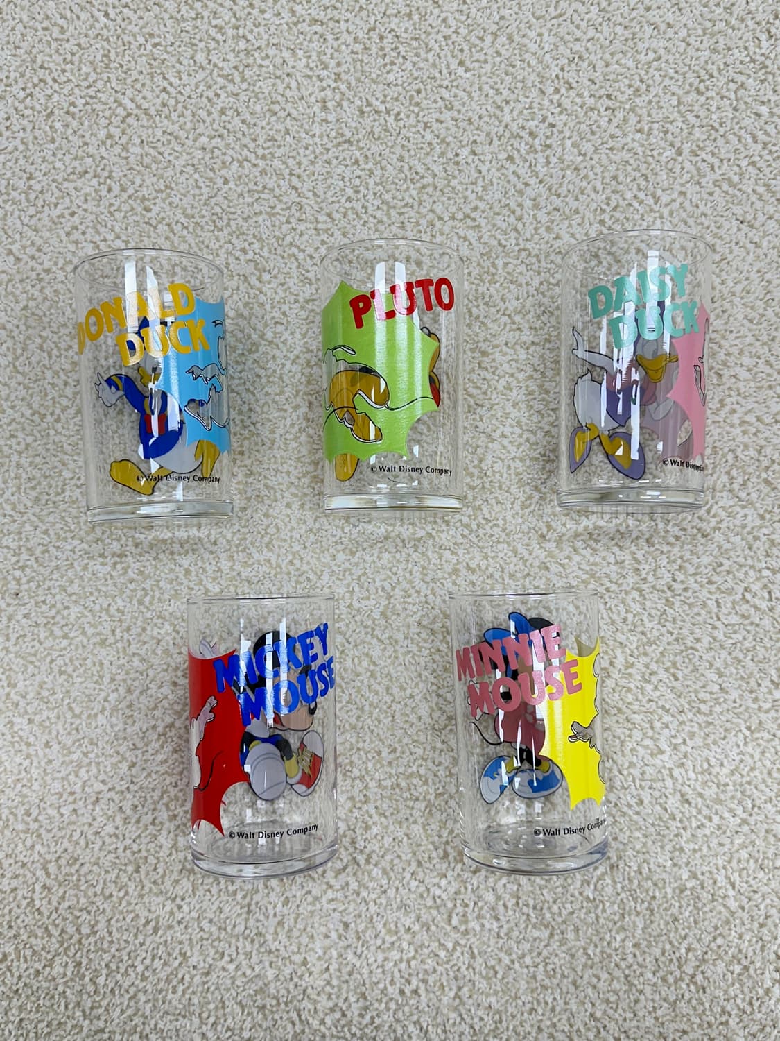 미사용 보관품) 디즈니 유리컵 세트 (미키마우스 외) 상품이미지5