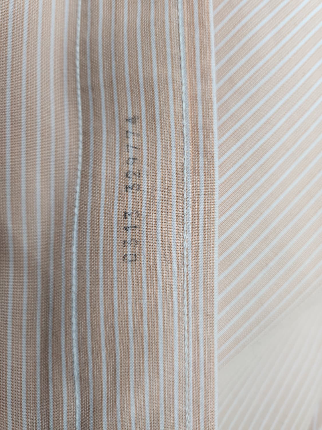 브룩스 브라더스 오렌지 스트라이프 셔츠 17 2/1 (115까지) 상품이미지5