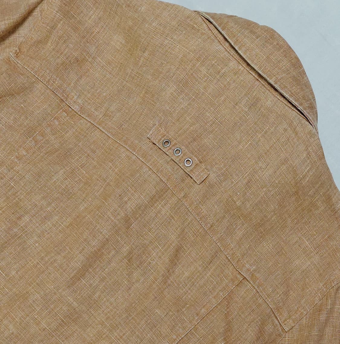 [M] 실크 앤 로드(SILK & ROAD) 린넨 플라워 배색 셔츠 자켓 상품이미지10