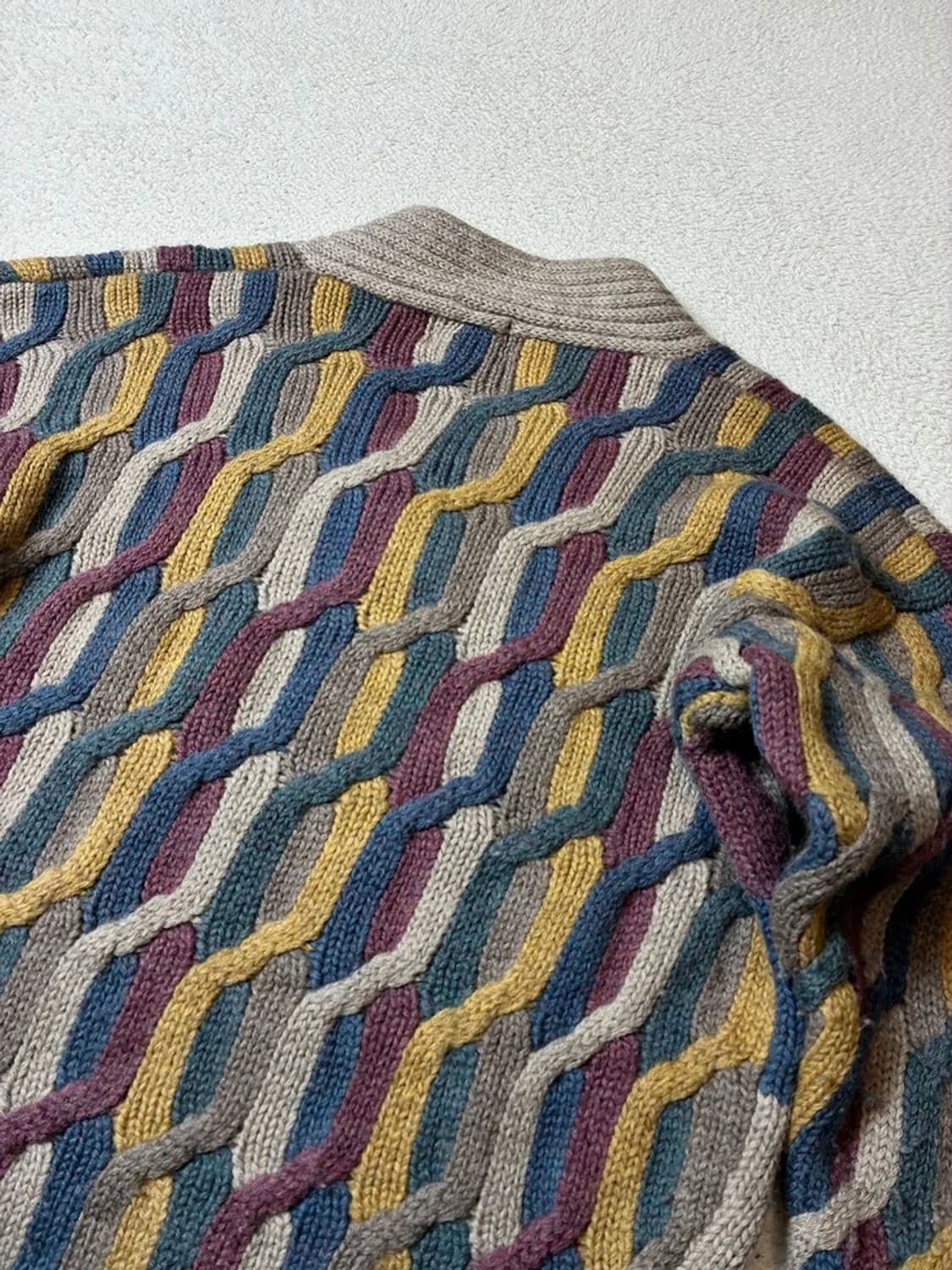 보스턴트레이더스 80's 퓨어 울 자카드 니트 PN7968 상품이미지4