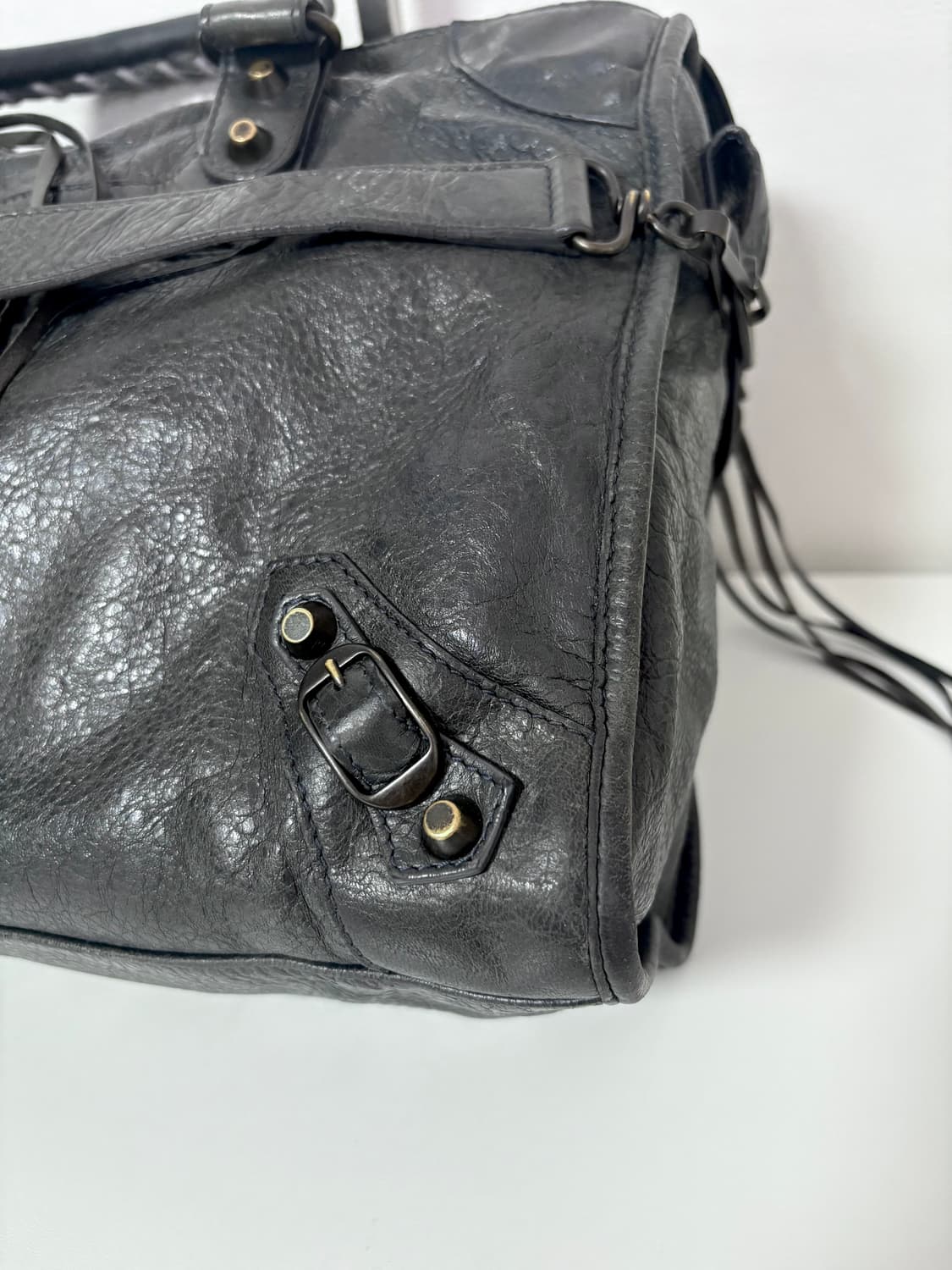 발렌시아가 시티 모터백 그레이 상품이미지8