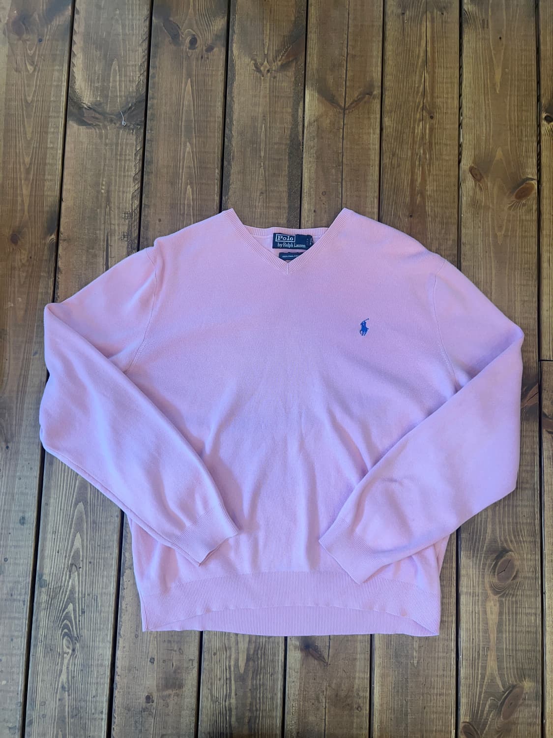 폴로 핑크 브이넥 T  상품이미지6