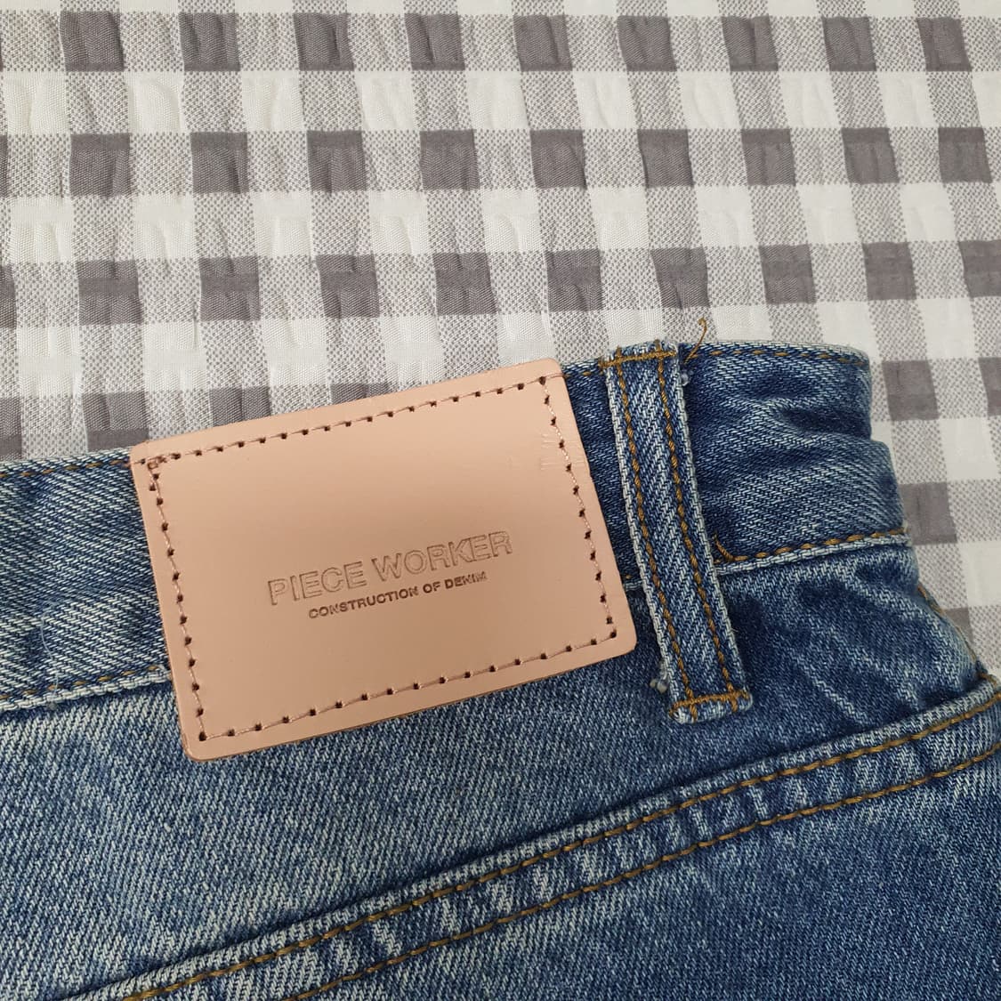 피스워커 와이드 데님 청바지 남자31 상품이미지6