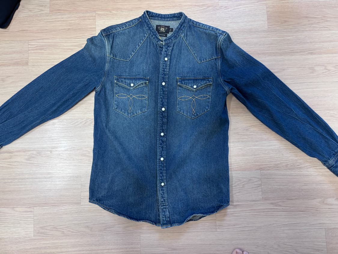 rrl 데님셔츠 L사이즈 팝니다. 상품이미지1