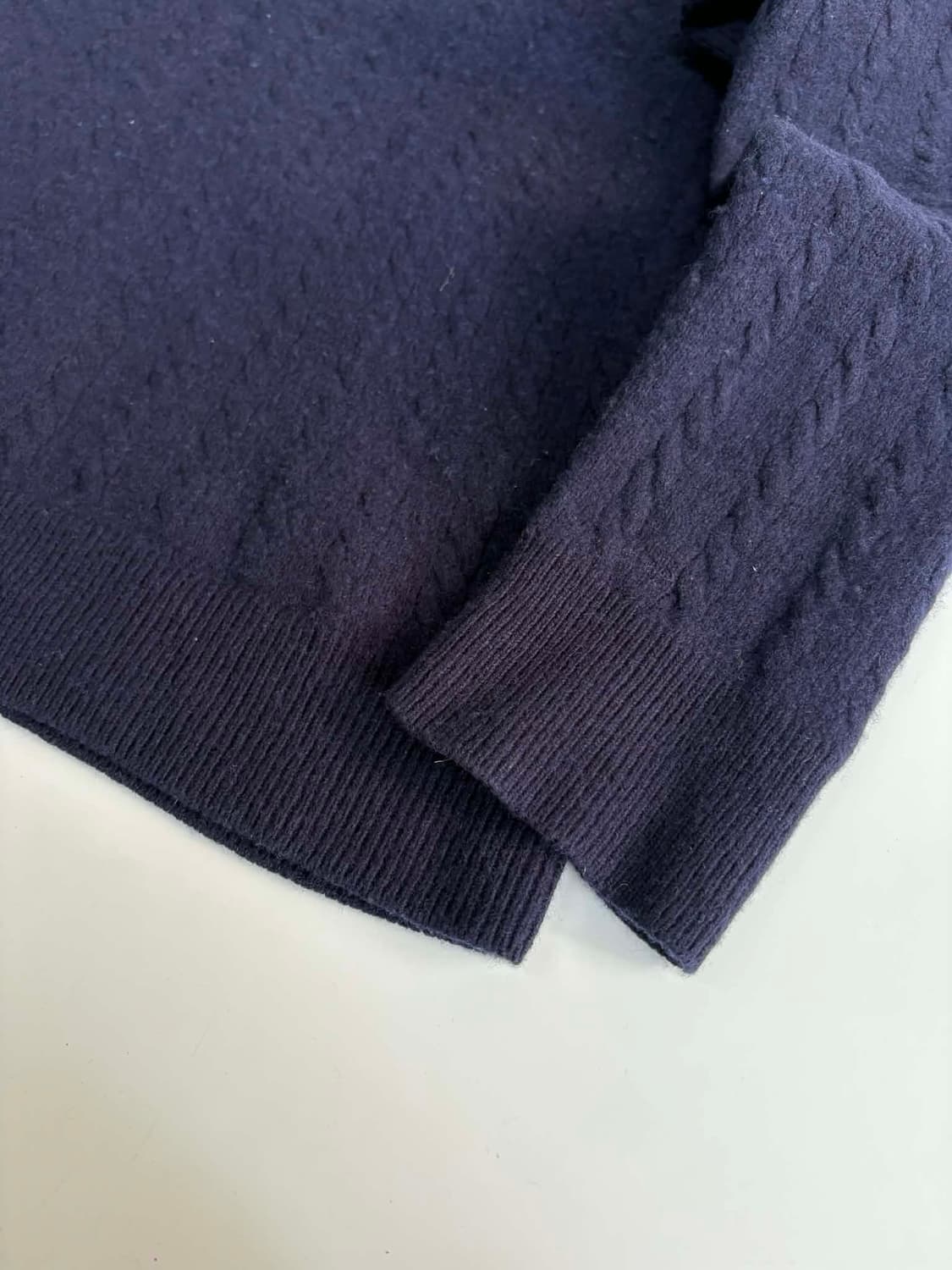 [L] 폴로 랄프로렌 네이비 케이블 울 블렌드 니트 상품이미지6