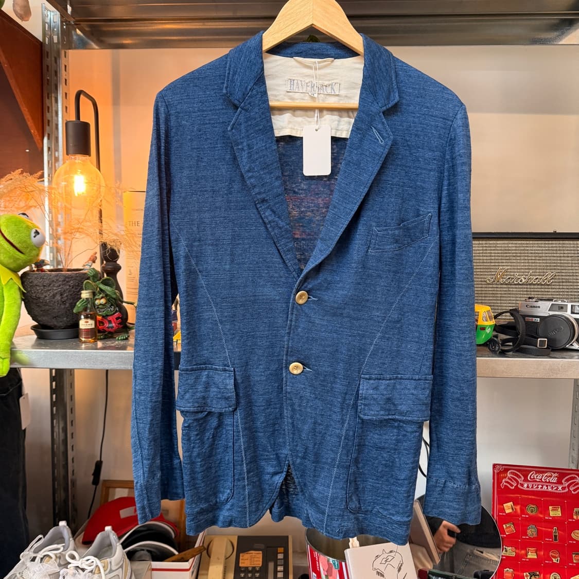 하버색 라이트 린넨 자켓 상품이미지1