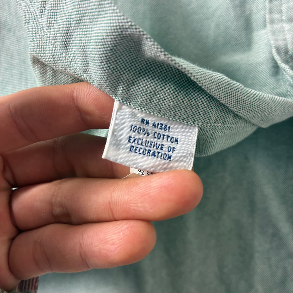 Polo  폴로 랄프로렌 자수 코튼 라이트그린 셔츠  상품이미지5