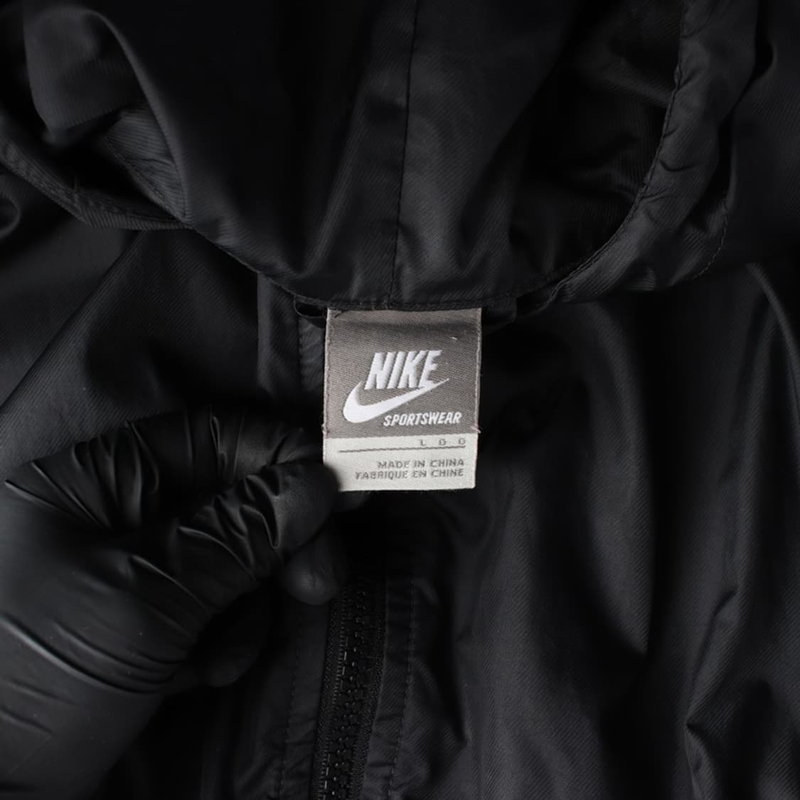 나이키 블랙 집업 후드 바람막이 L 상품이미지6