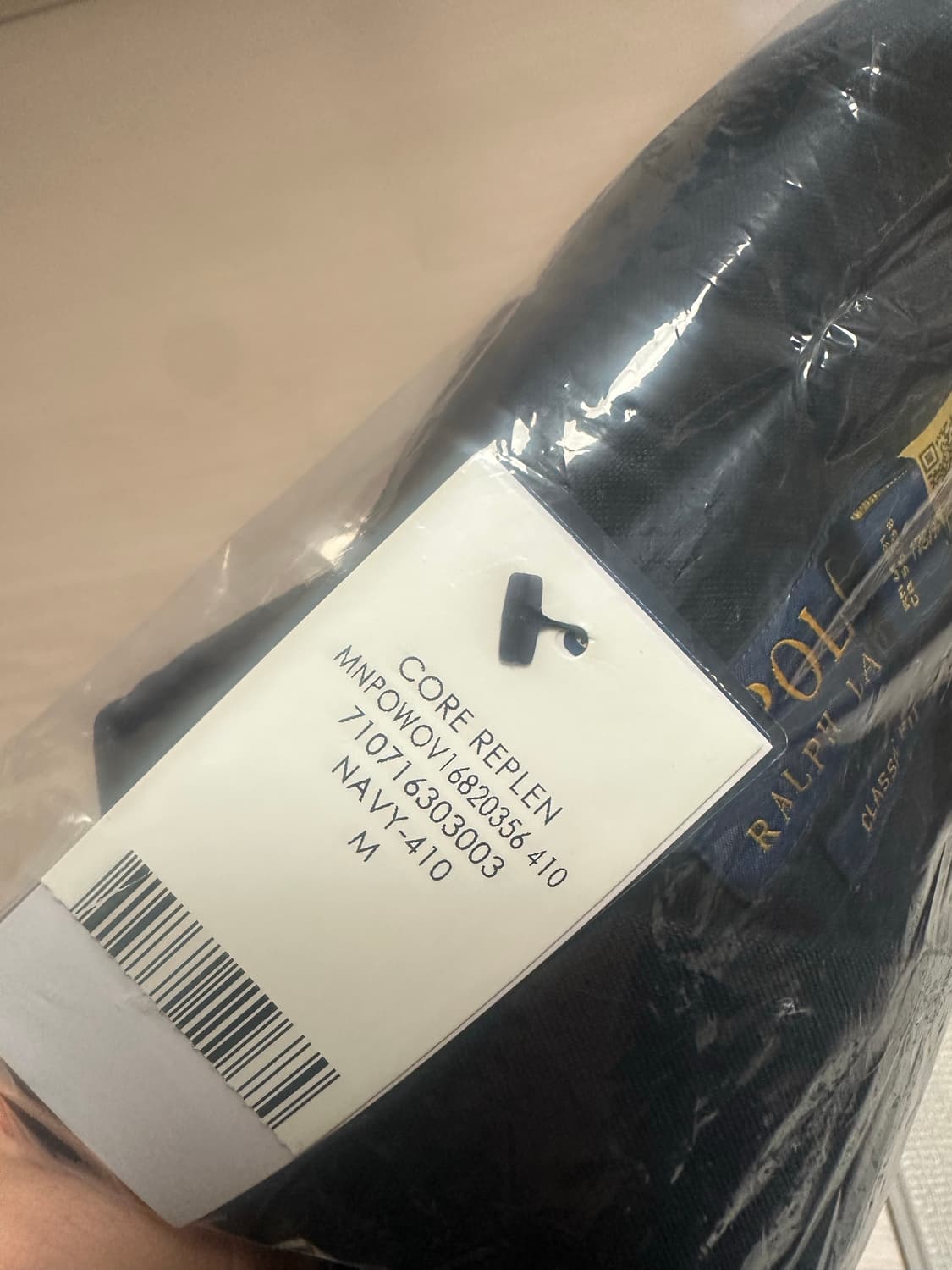 폴로 랄프로렌 클래식핏 셔츠 네이비 M 미개봉 상품이미지2