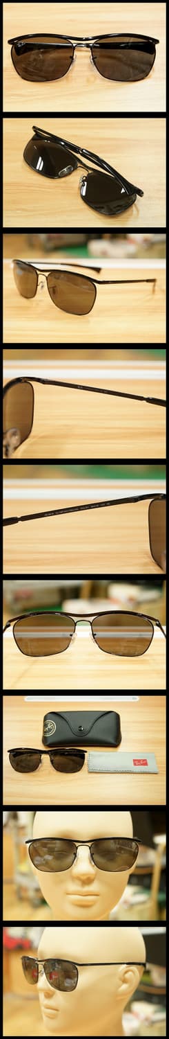 레이벤 rb3619 올림피안 2 디럭스 RECTANGULAR 선글라스 상품이미지2