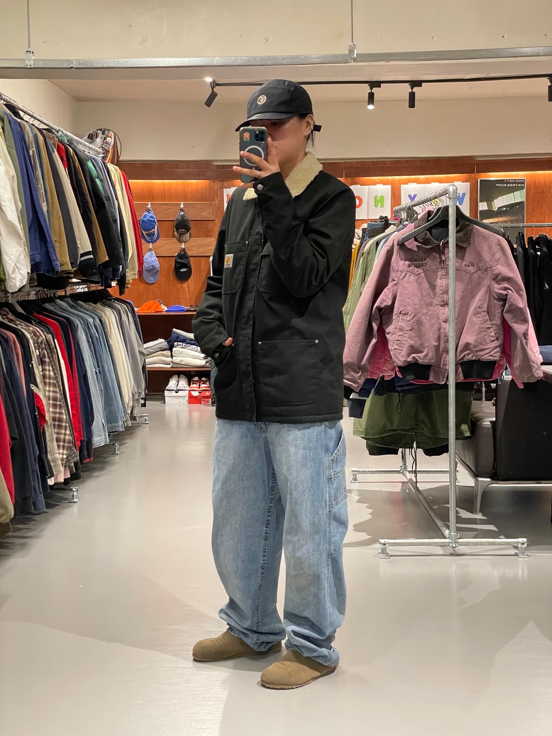 칼하트 wip 쉐르파 초어 자켓 (phoenix coat)   상품이미지3