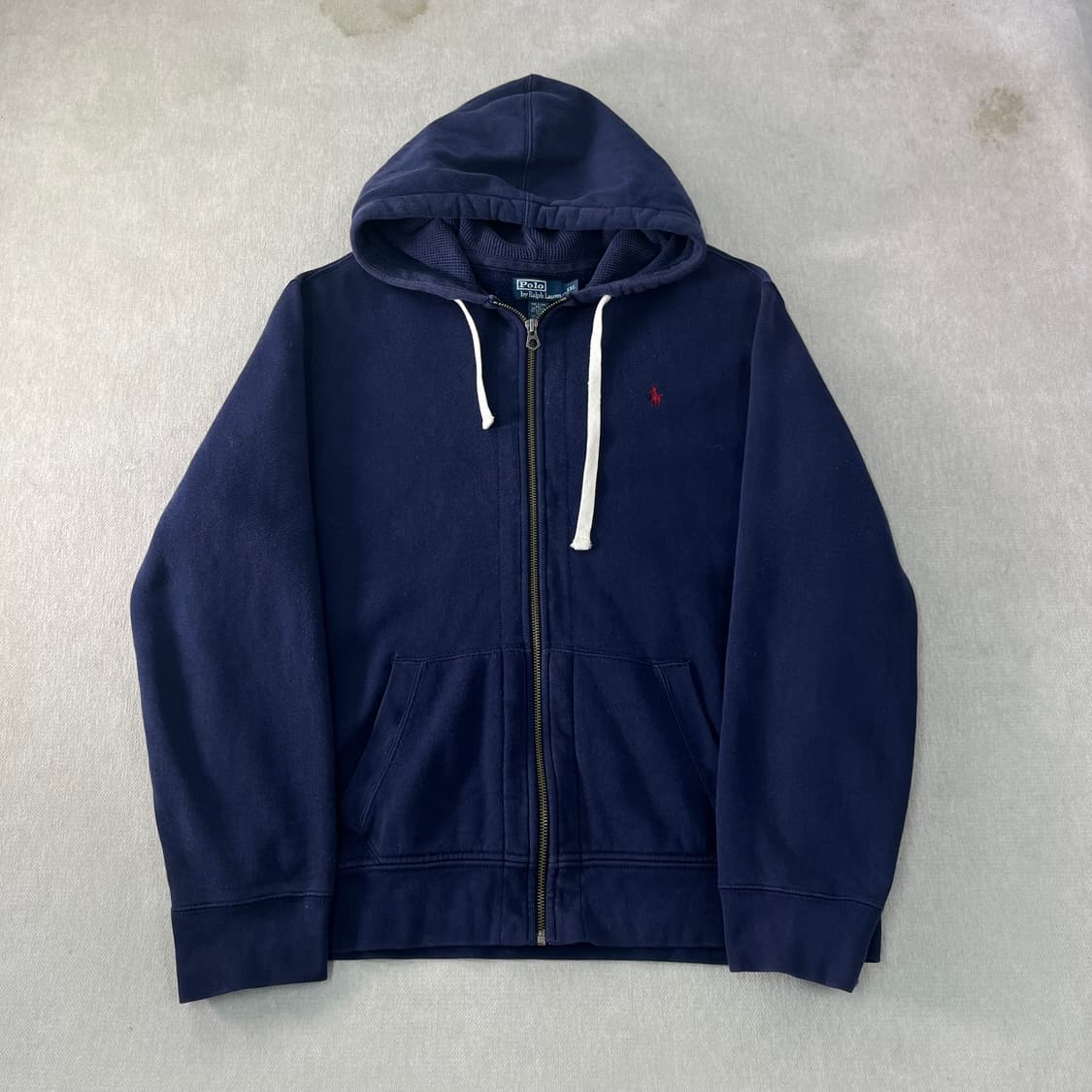 110 폴로랄프로렌 와플 네이비 후드집업 상품이미지1
