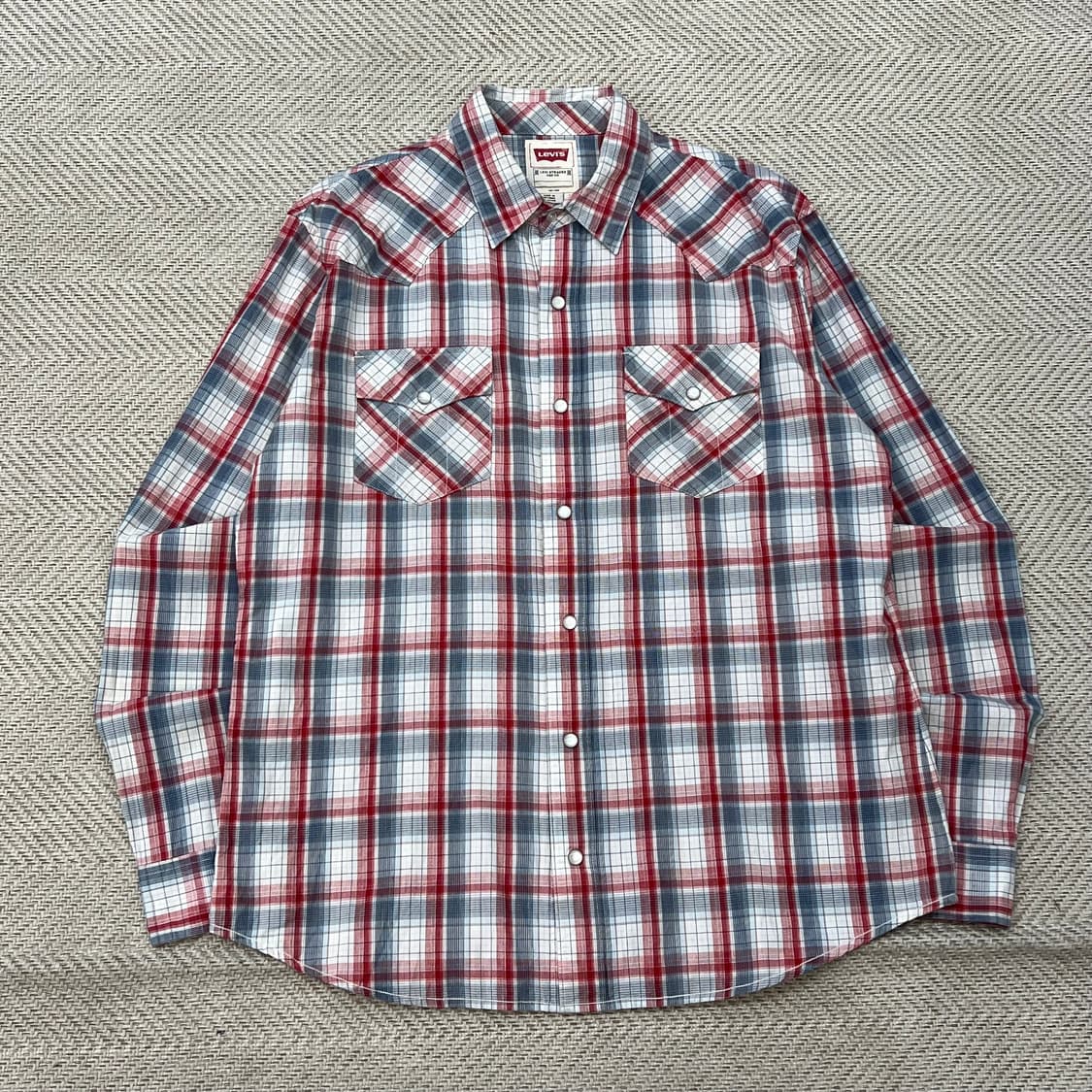 리바이스 웨스턴 체크셔츠 r3413 상품이미지1