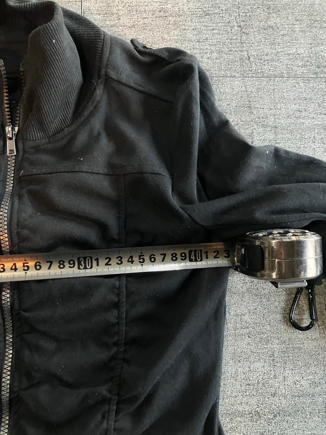 일본빈티지 Orlusion 핀터깔y2k 보헤미안펑크갸루 견장 곱창집업자켓 상품이미지3