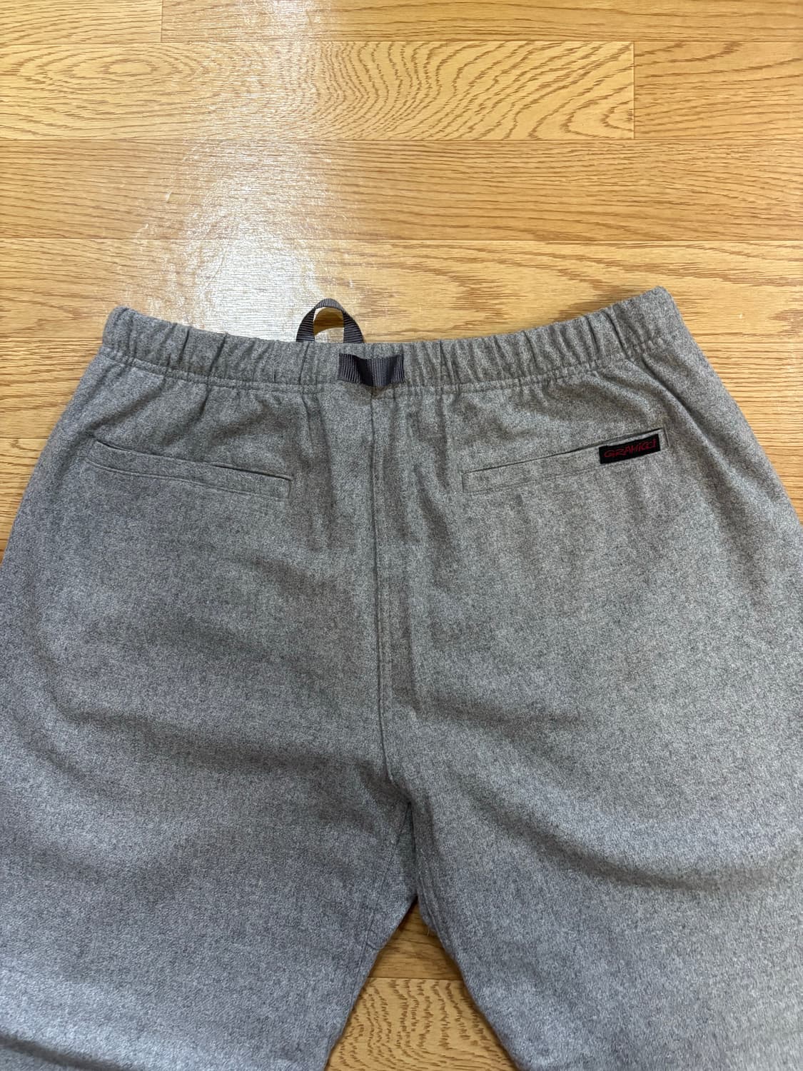 그라미치 그레이 벨티드 울 플리스 팬츠 xl 상품이미지2