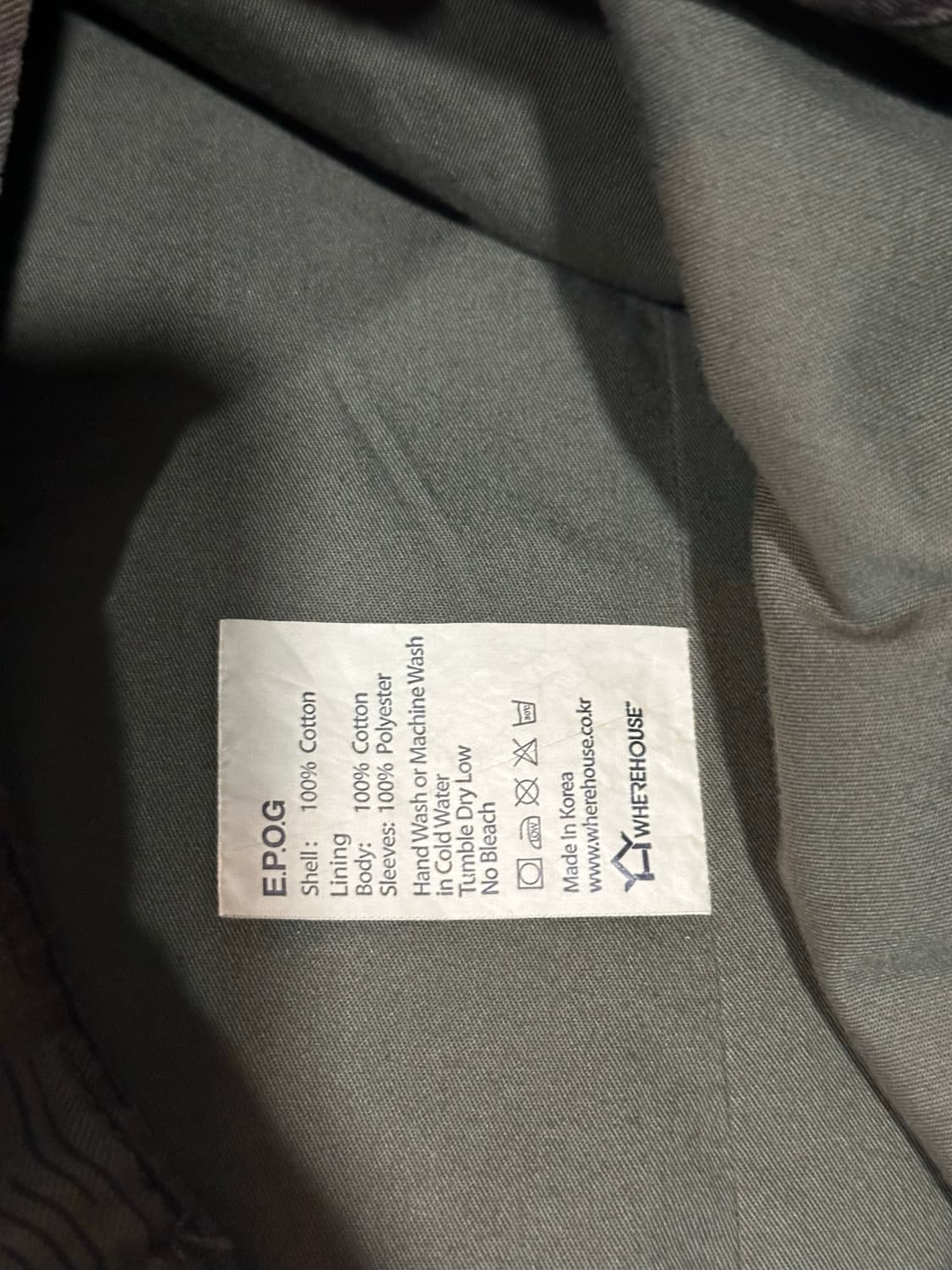 에스피오니지 밀리터리 워크 카모 자켓 상품이미지4