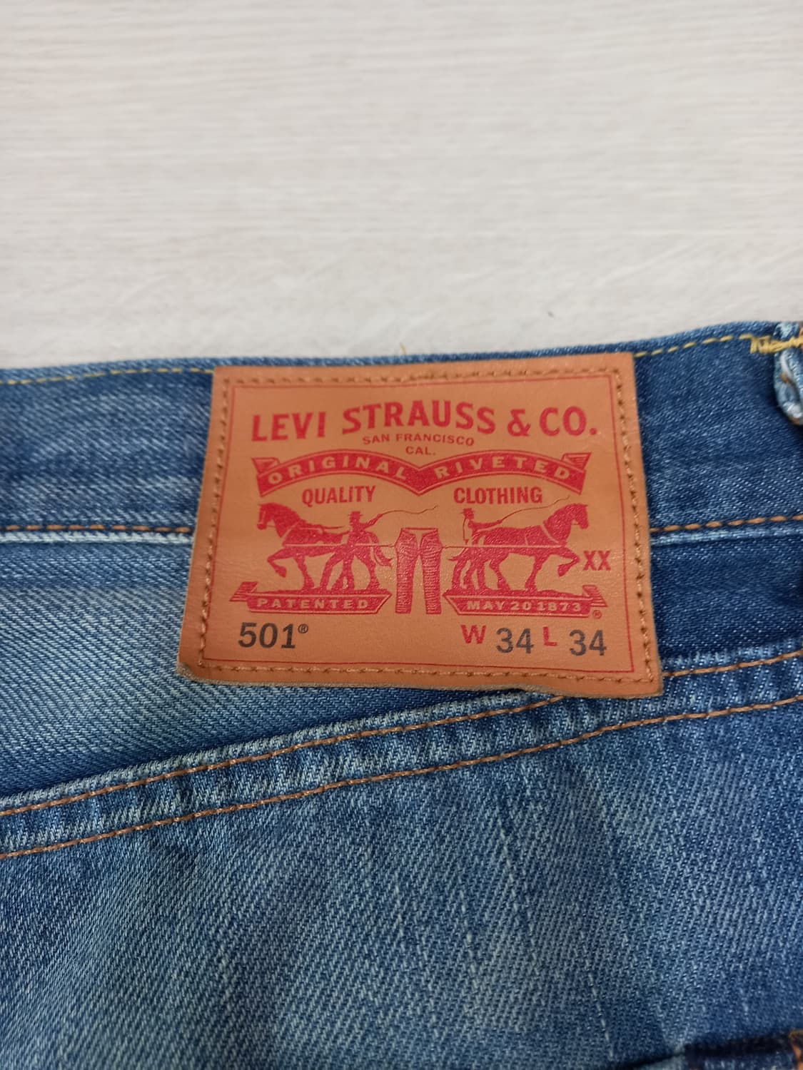 34 리바이스501 Turkey 워싱 일자진 34-584 상품이미지5