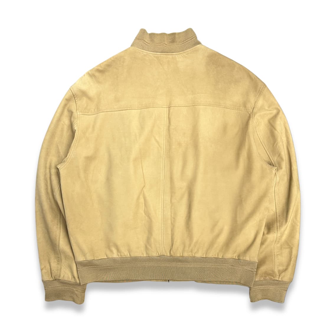 00s HUGO BOSS 스웨이드 레더 봄버 자켓 XL 상품이미지2