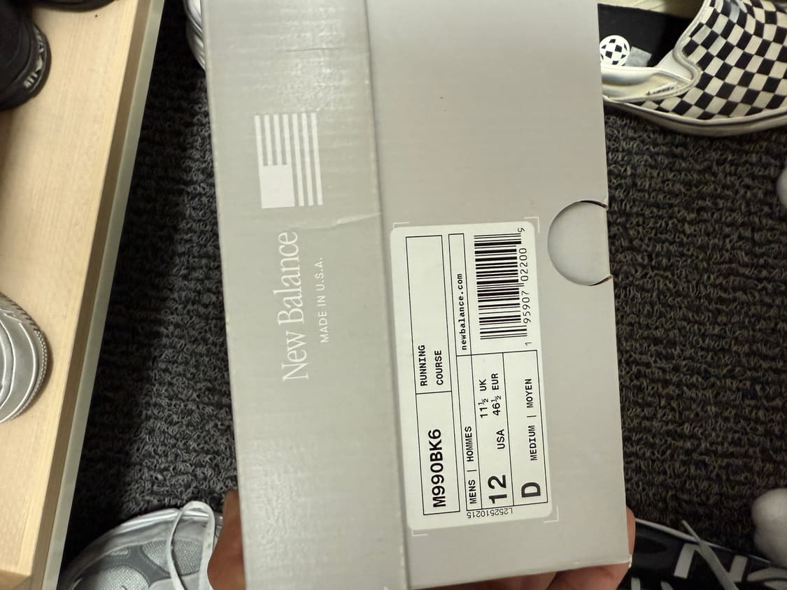 뉴발란스 990v6 블랙  300 상품이미지7