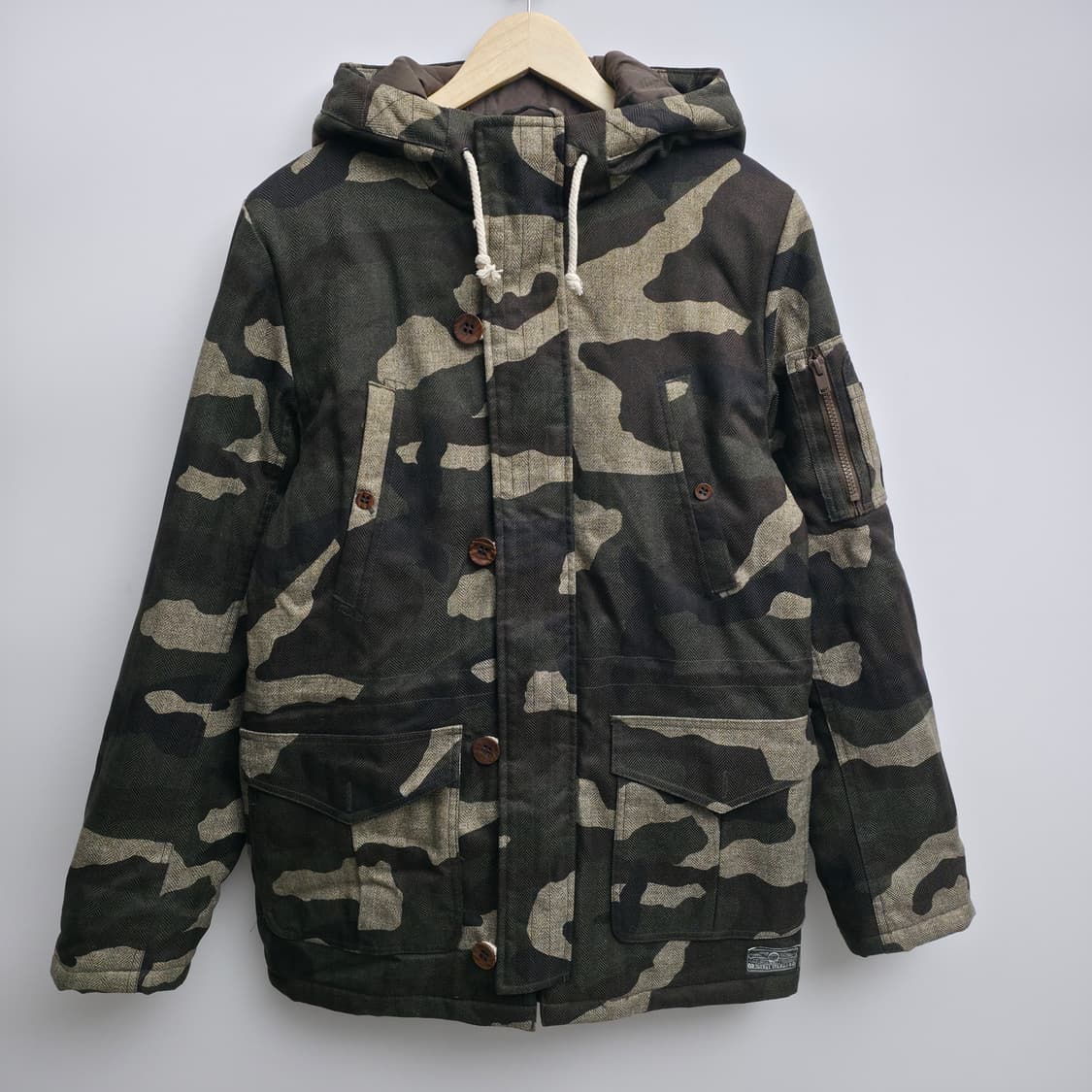 [S] 반스 카모 야상 자켓 상품이미지1