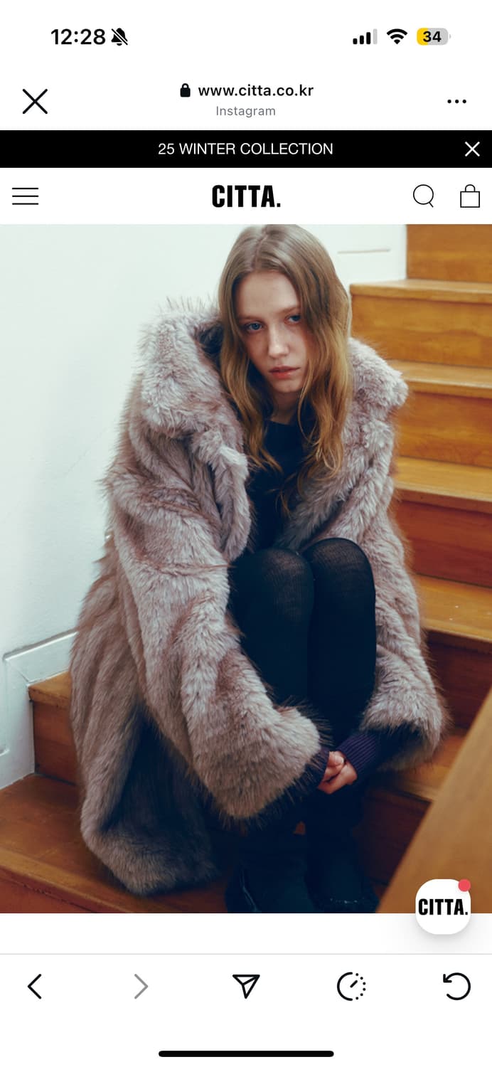 Citta 씨타 퍼자켓 그레이 상품이미지2