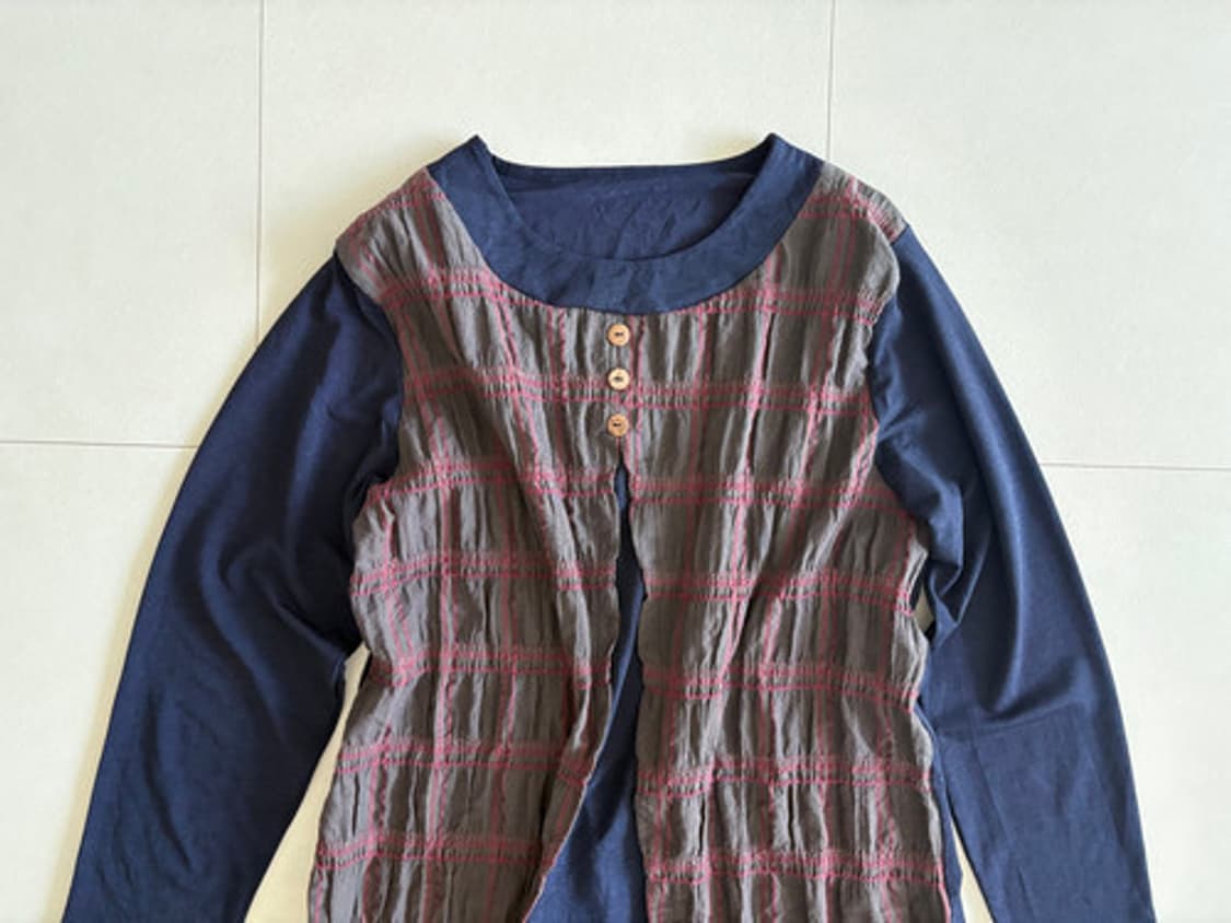 check button tunic 상품이미지3