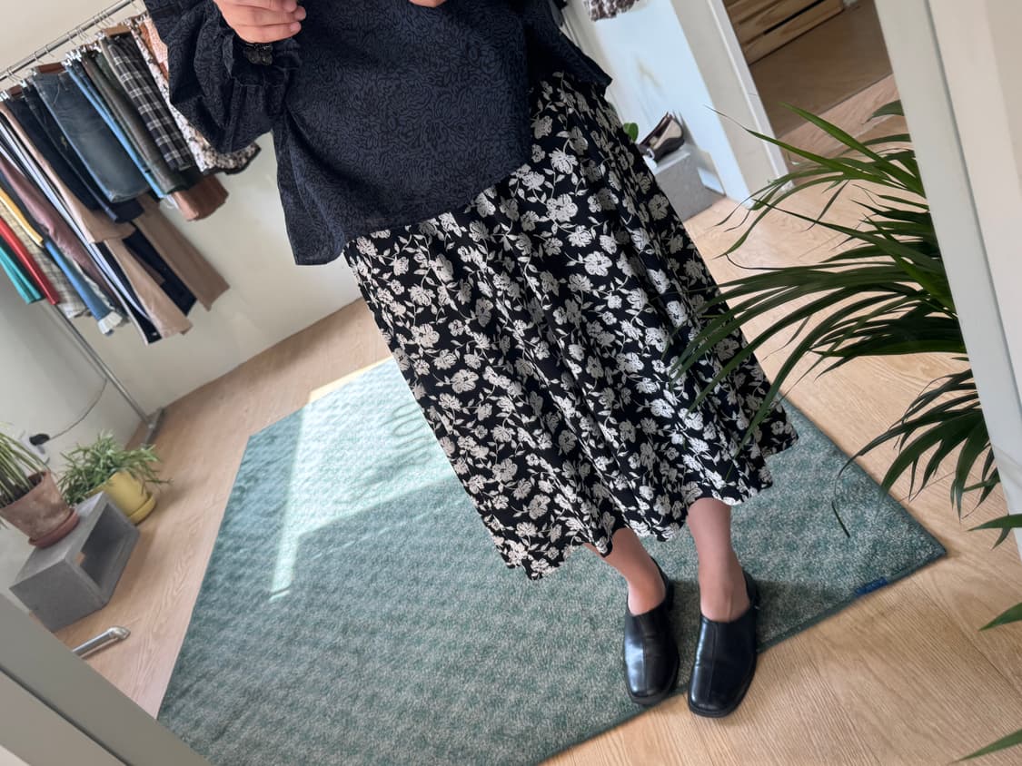 Vintage flower skirt 상품이미지1